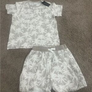 Little Bipsy Palm Tree and Shorts Set